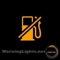 2006 Chevy Trailblazer Fuel Outage Warning Light