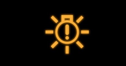 BMW Light Bulb Warning Symbol