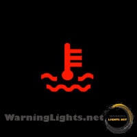 BMW X3 Coolant Temperature Warning Light