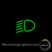 BMW X3 Dipped Head Warning Lights