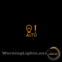 BMW X3 Dusk Sensor Warning Light