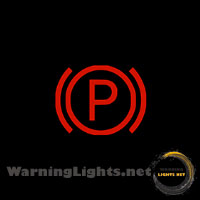 BMW X3 Electric Parking Brake Warning Light