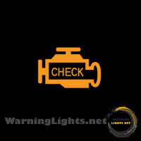 BMW X3 Engine Check Malfunction Indicator Warning Light