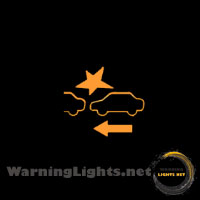BMW X3 Forward Collision FCW Warning Light