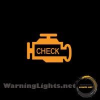 Chevy Cruze Engine Check Malfunction Indicator Warning Light