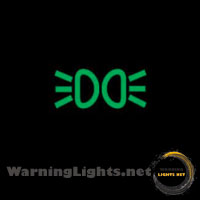 Isuzu Truck Headlight On Indicator Warning Light