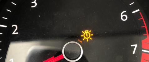 What is the BMW Light Bulb Warning Symbol