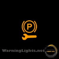 Infiniti Qx80 Service Electric Parking Warning Light