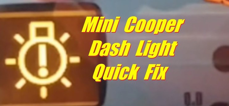 Mini Cooper Light Bulb Warning Light Reset