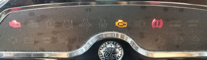 What are the Tiffin Dash Warning Lights