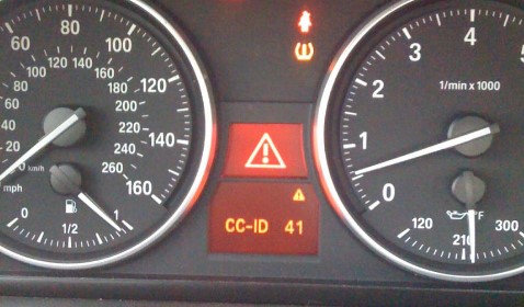BMW Dashboard Triangle Warning Lights