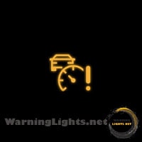 Chevrolet Aveo Service Adaptive Cruise Control Warning Light