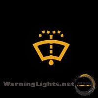 Range Rover Low Washer Fluid Warning Light
