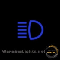 BMW i3 High Beams Warning Light