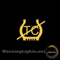 BMW i3 Traction Off Warning Light