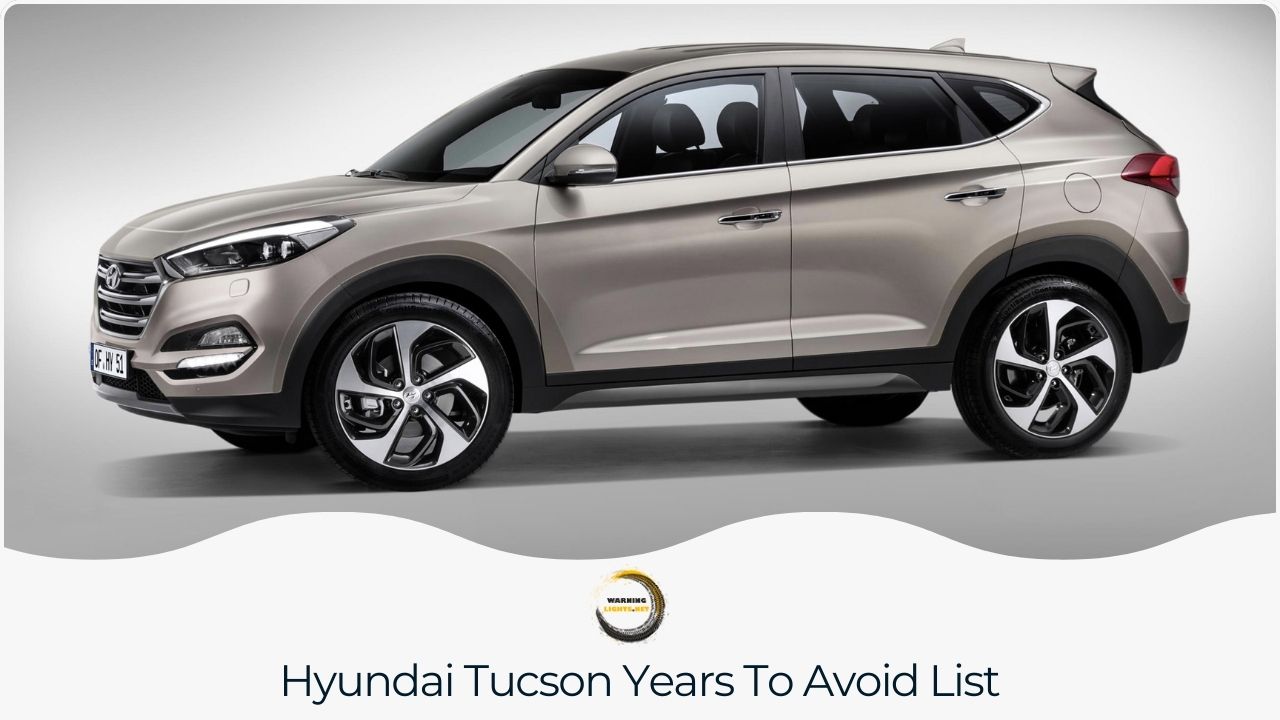A Hyundai Tucson model years list is known for significant issues or lower reliability.