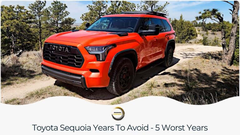 Toyota Sequoia Years To Avoid