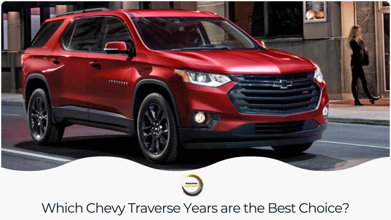 Recommendations for Chevy Traverse model years known for their reliability and overall quality.