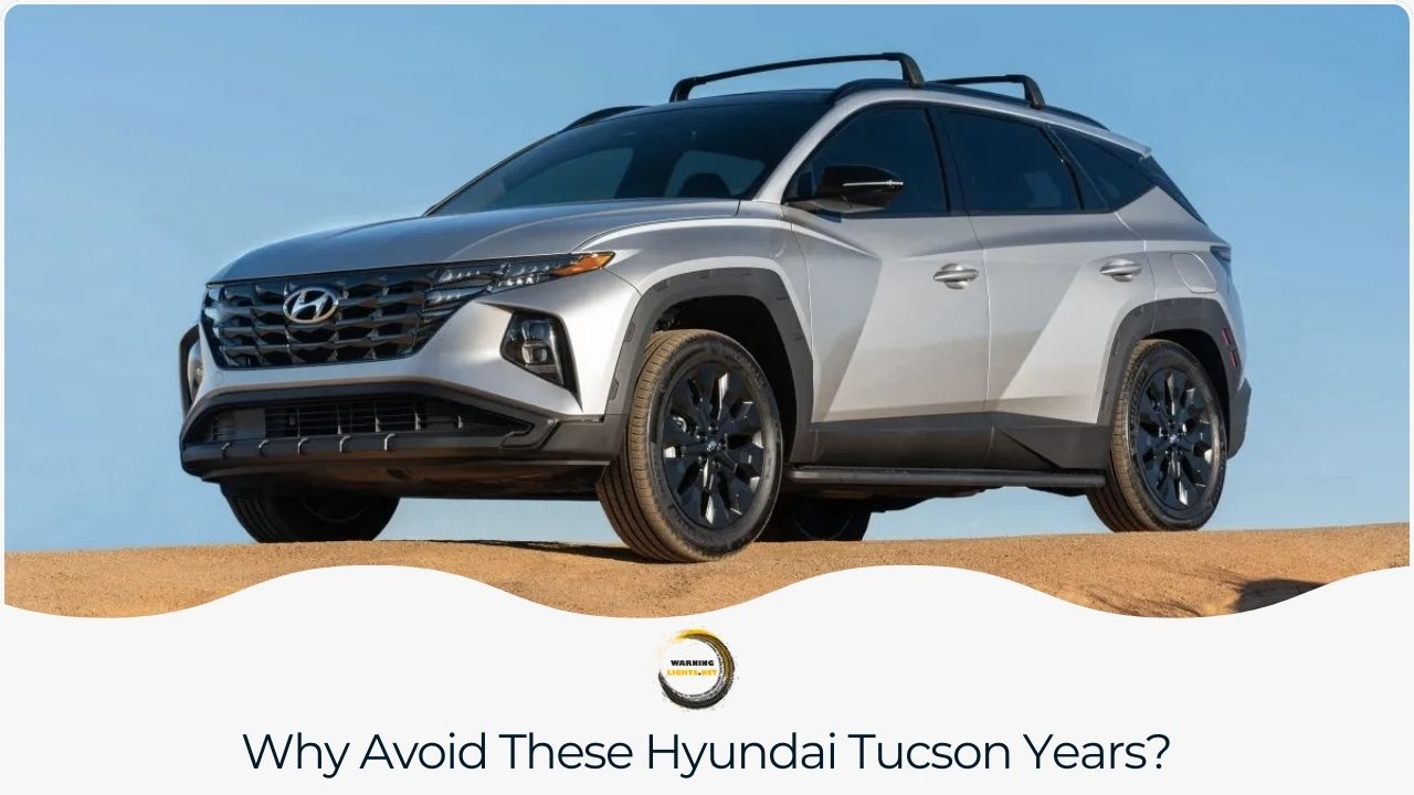Explanation of the problems in specific Hyundai Tucson years that make them less desirable.
