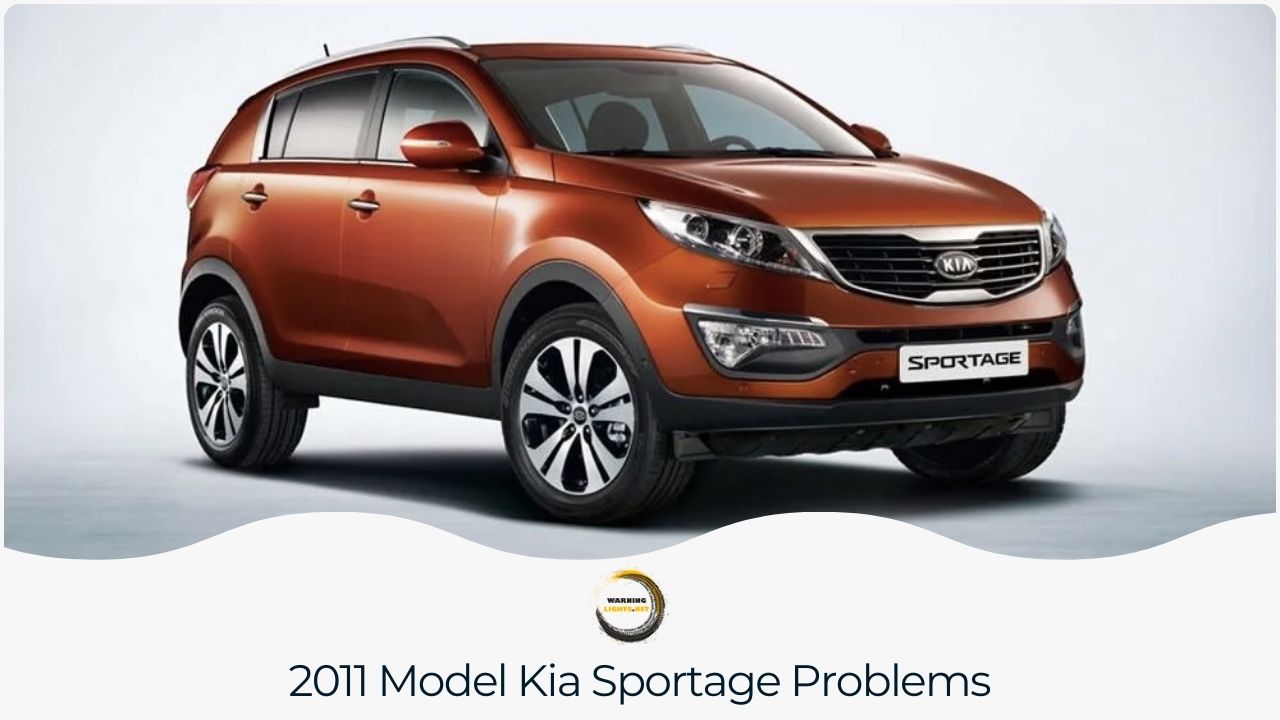 The 2011 Sportage was noted for engine failures, cooling system problems, and electronic malfunctions.